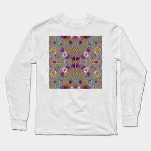 Bohemian, Maximalist, Art Nuevo Inspired Design Long Sleeve T-Shirt